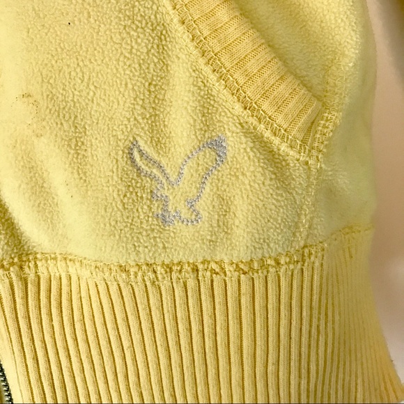 Yellow Zip Up Hoodie - Picture 3 of 4